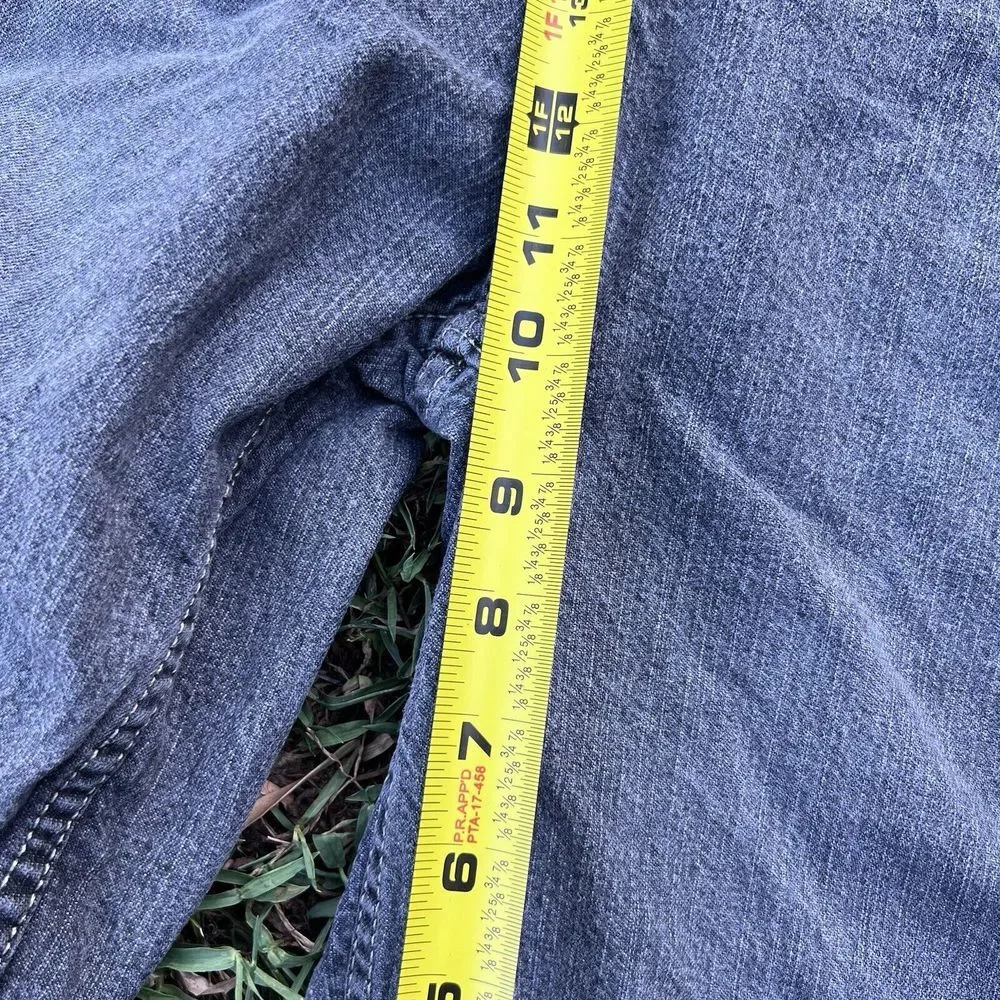 Southpole Type Denim Y2K Jean Shorts Baggy Relaxed Charcoal Gray Mens Size 34